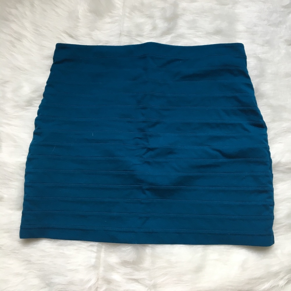 3/$20 Blue Teal Bandage Clubbing Party Skirt